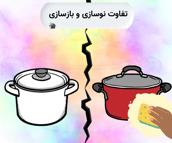 تفاوت بازسازی و نوسازی ظروف